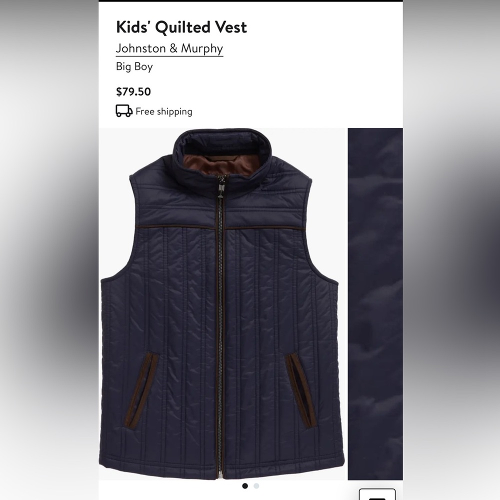 Johnston & Murphy vest